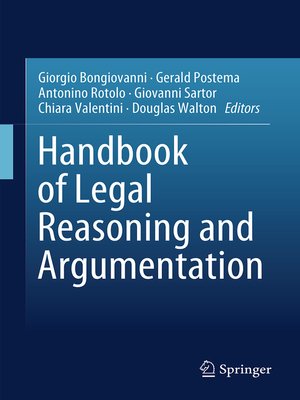 cover image of Handbook of Legal Reasoning and Argumentation